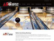 Tablet Screenshot of antwerpbowling.be